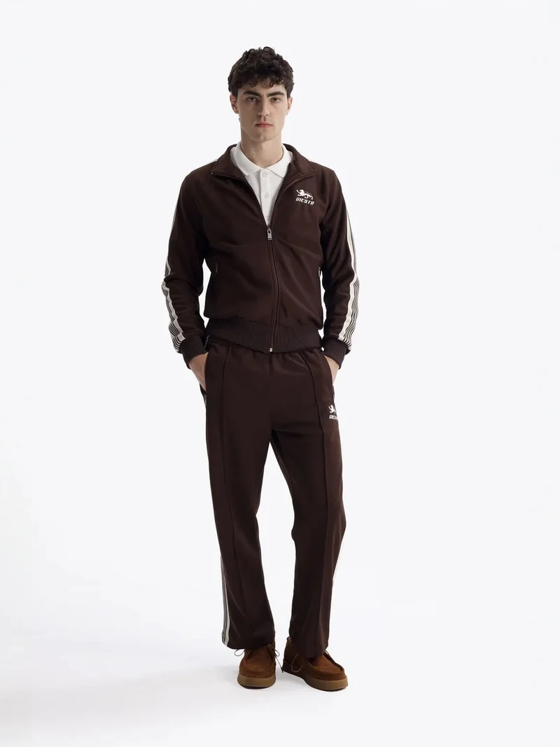 جيستو GIESTO Striped Zipper Sweatshirted